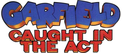 Garfield Caught in the Act logo for Sega Genesis